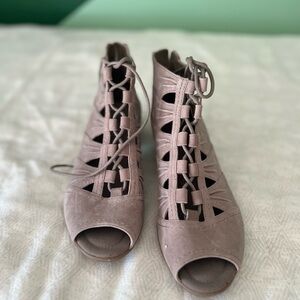 Earth Taupe Booties